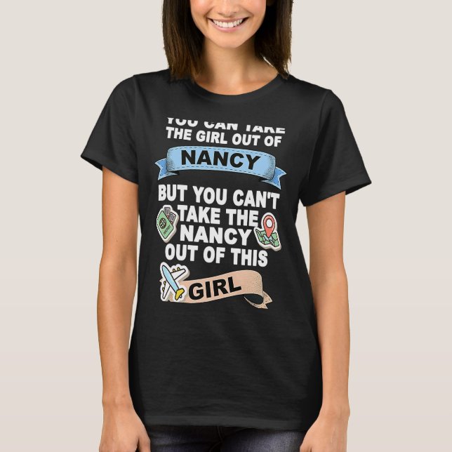 Camiseta Menina da Nancy Relocation de Nancy (Frente)