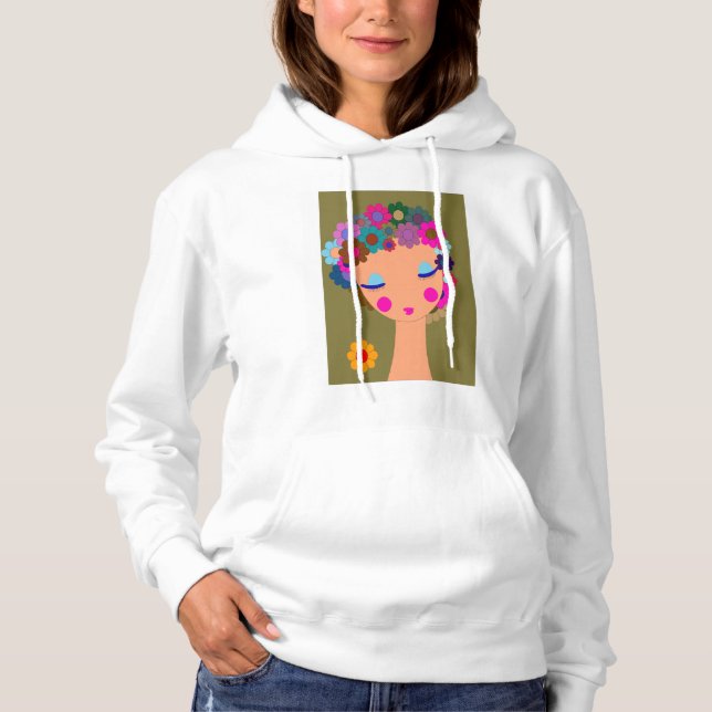 Camiseta menina das flores (Frente)
