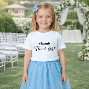 Camiseta Menina das Flores Personalizada