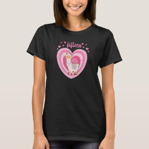 Camiseta Menina de 15 anos de idade, Gota de aniversário Cu