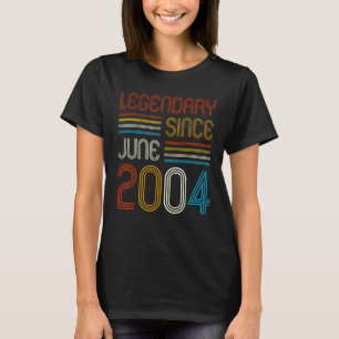 Camiseta Menina de 19 anos, 19 anos, lenda de aniversário d