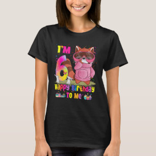 Camiseta Menina De 6 Anos Princesa Pequena 6 De Panda Verme