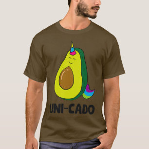 Camiseta Menina de abacate abacatada Unicórnio UniCado Av