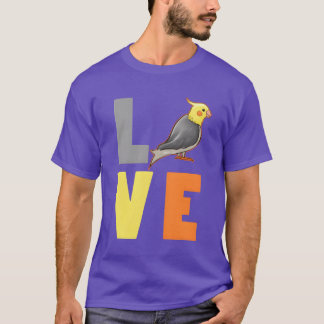 Camiseta Menina de amor de cacatua