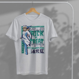 Camiseta Menina de animação do Halloween