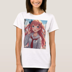 Camiseta Menina de anime