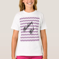 Menina de Aniversário Violeta Africana Chevron