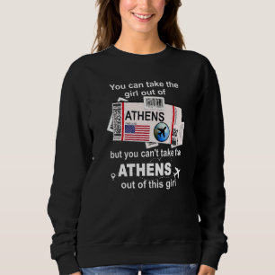 Camiseta Menina De Atenas Cartão De Embarque Bilhete De Voo