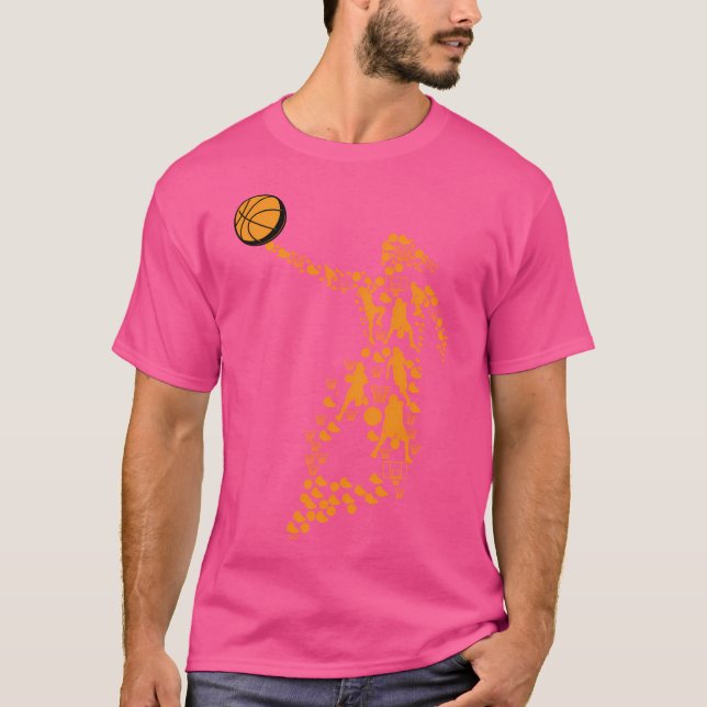 Camiseta Menina de Basquete Assinando Meninas de Boleteiro  (Frente)