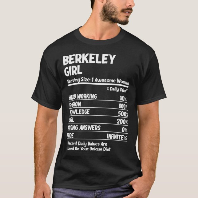 Camiseta Menina de Berkeley (Frente)