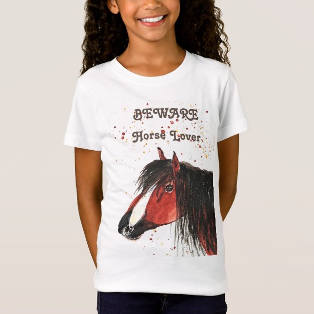 Camiseta Menina de bicho-da-água (Frente)