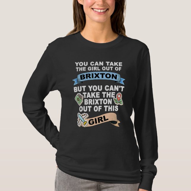 Camiseta Menina de Brixton Mudança de Brixton (Frente)