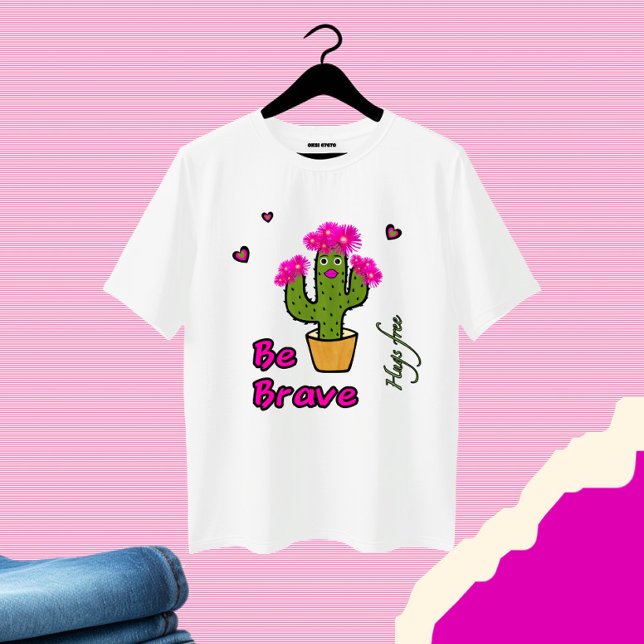Camiseta Menina de cacto (Criador carregado)