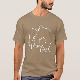 Camiseta Menina de Cavalo Cavalando Equestre