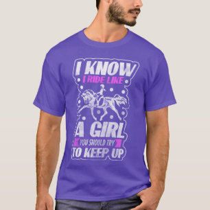 Camiseta Menina de Cavalo Inventa Animais de Amizade