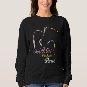Camiseta Menina De Cavalo Só Uma Menina Que Ama Rid De Cava