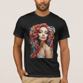 Camiseta Menina de cores