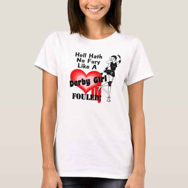 Camiseta Menina de Derby sujada (Frente)