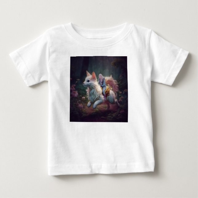Camiseta Menina de equitação exclusiva (Frente)
