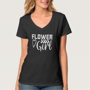 Camiseta Menina de Flores Combinando Fofo Para Despedida de