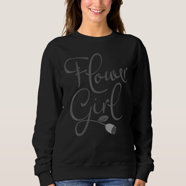 Camiseta Menina de Flores Combinando Fofo Para Festa de Des (Frente)