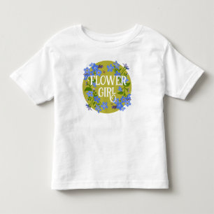 Camiseta Menina de Flores Vestido de Noiva floral Não me es
