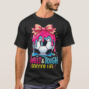 Camiseta Menina de Futebol Drip Garotas Coquette Arco Futeb