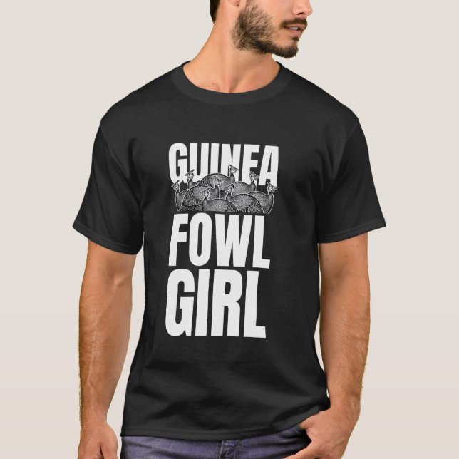 Camiseta Menina de Galinha de Guiné (Frente)