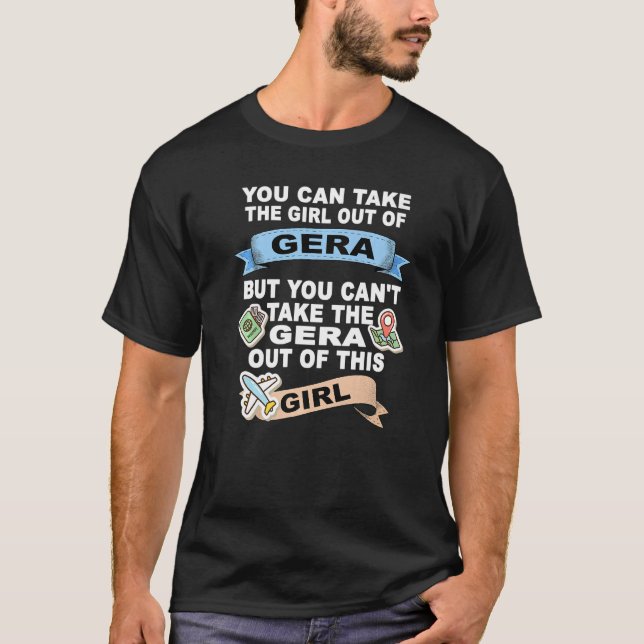 Camiseta Menina de Gera Relocation de Gera (Frente)