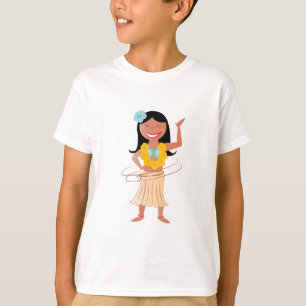 Camiseta Menina de Hula