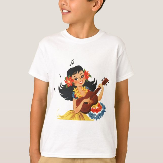 Camiseta Menina de Hula Hula (Frente)
