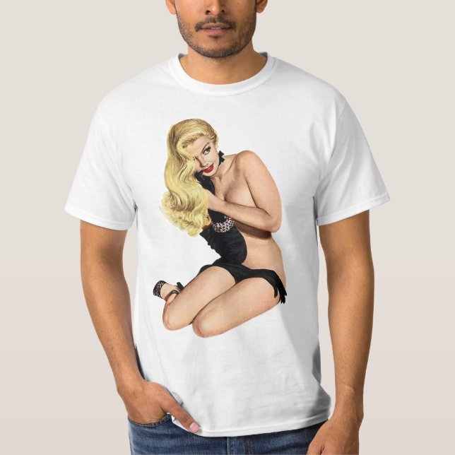 Camiseta Menina de insinuação "sexy" (Frente)