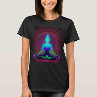 Camiseta Menina de Ioga Salutação Solar Feminina Meditação