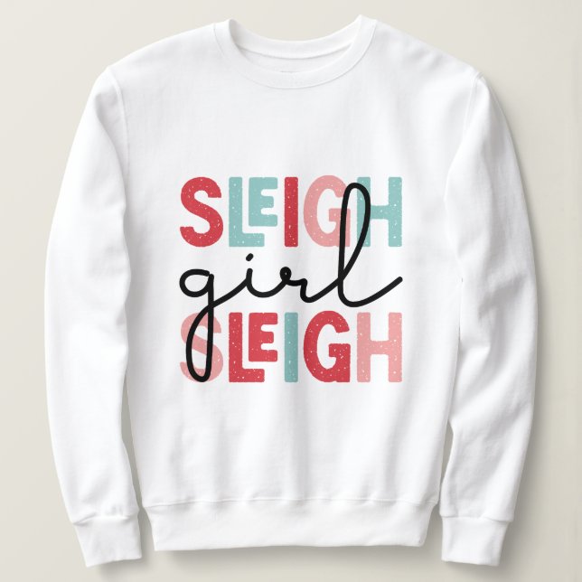 Camiseta Menina de Leigh trava natal (Frente do Design)