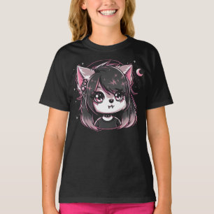 Camiseta Menina de lobisomem mais fina