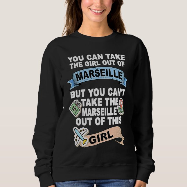 Camiseta Menina de Marselha Relocando de Marselha (Frente)