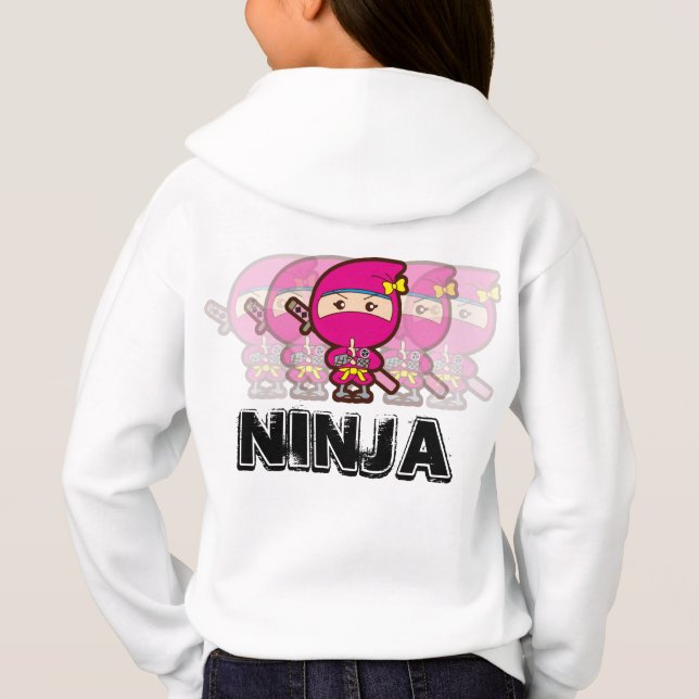 Camiseta Menina de Ninja (Verso)