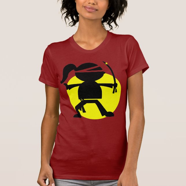 Camiseta Menina de Ninja (Frente)