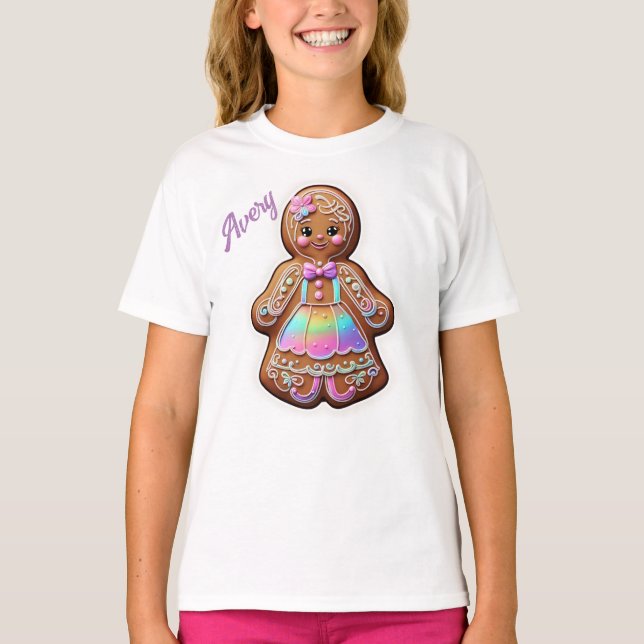 Camiseta Menina de Pão de Mel (Frente)