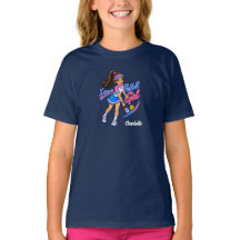 Menina de Pickleball Personalizada Fofa