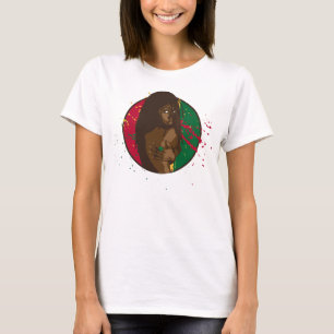 Camiseta Menina de Rasta