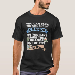 Camiseta Menina de Uganda Relocando de Uganda