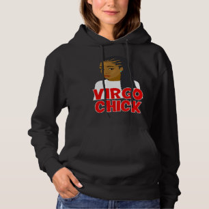 Camiseta Menina de Virgem Afro-Americana Com Tranças Zodi