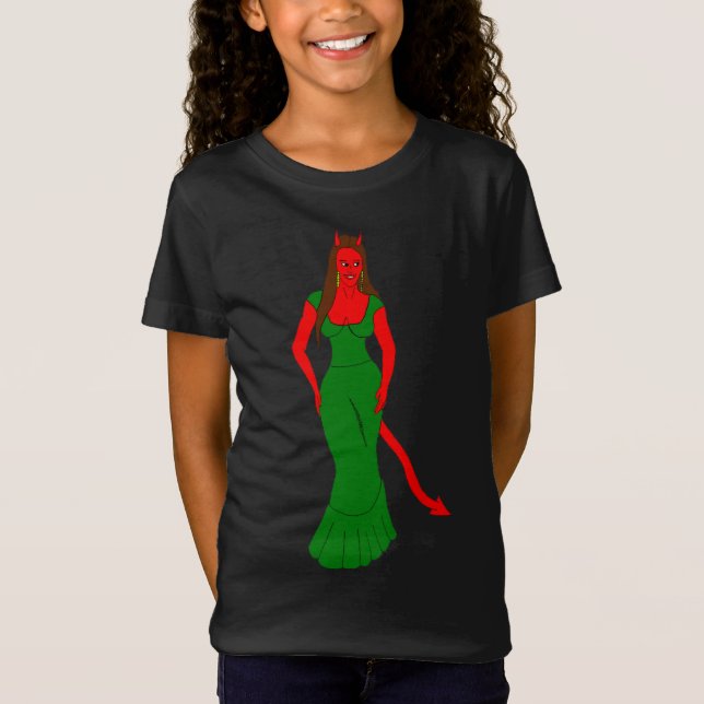 Camiseta menina diabólica (Frente)