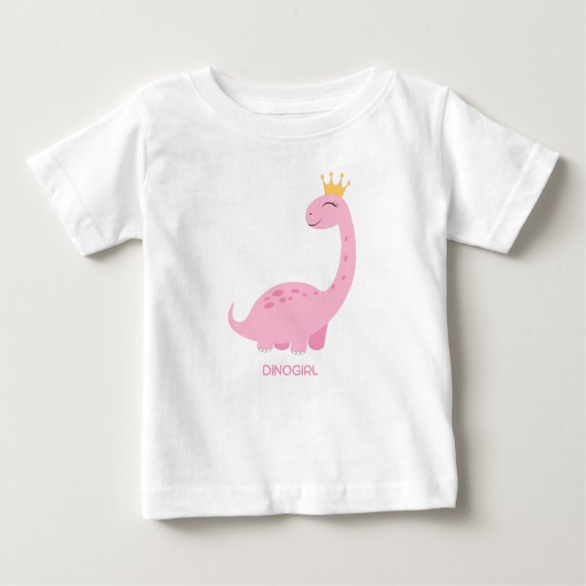Camiseta Menina dinossauro (Frente)