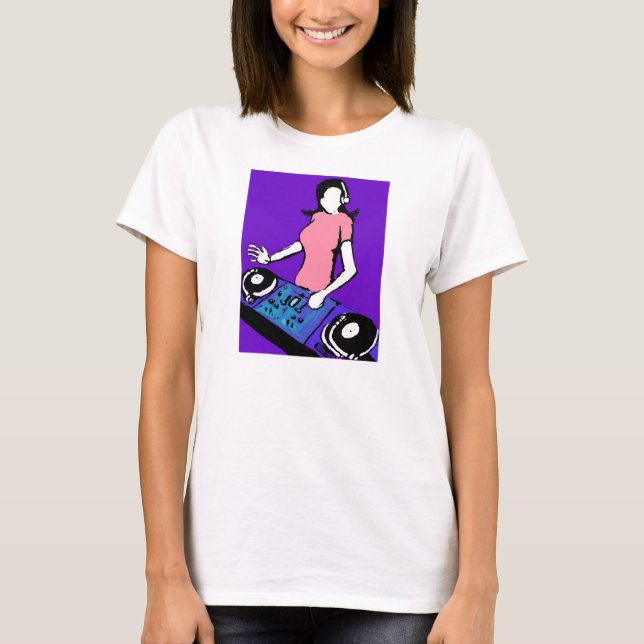 Camiseta Menina DJ (Frente)