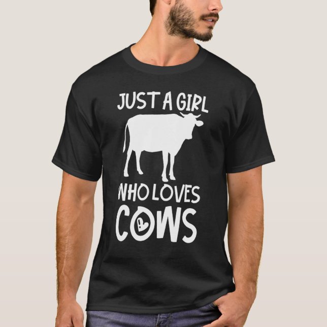 Camiseta Menina do Amor de Vaca (Frente)