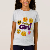 Menina do aniversário (emojis)