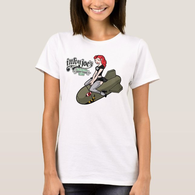 Camiseta Menina do bombardeiro (Frente)