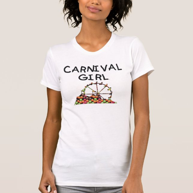 Camiseta Menina do carnaval do T (Frente)